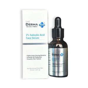 The Derma Plus 2% Salicylic Acid Face Serum for Oily & Acne Prone Skin 30ml